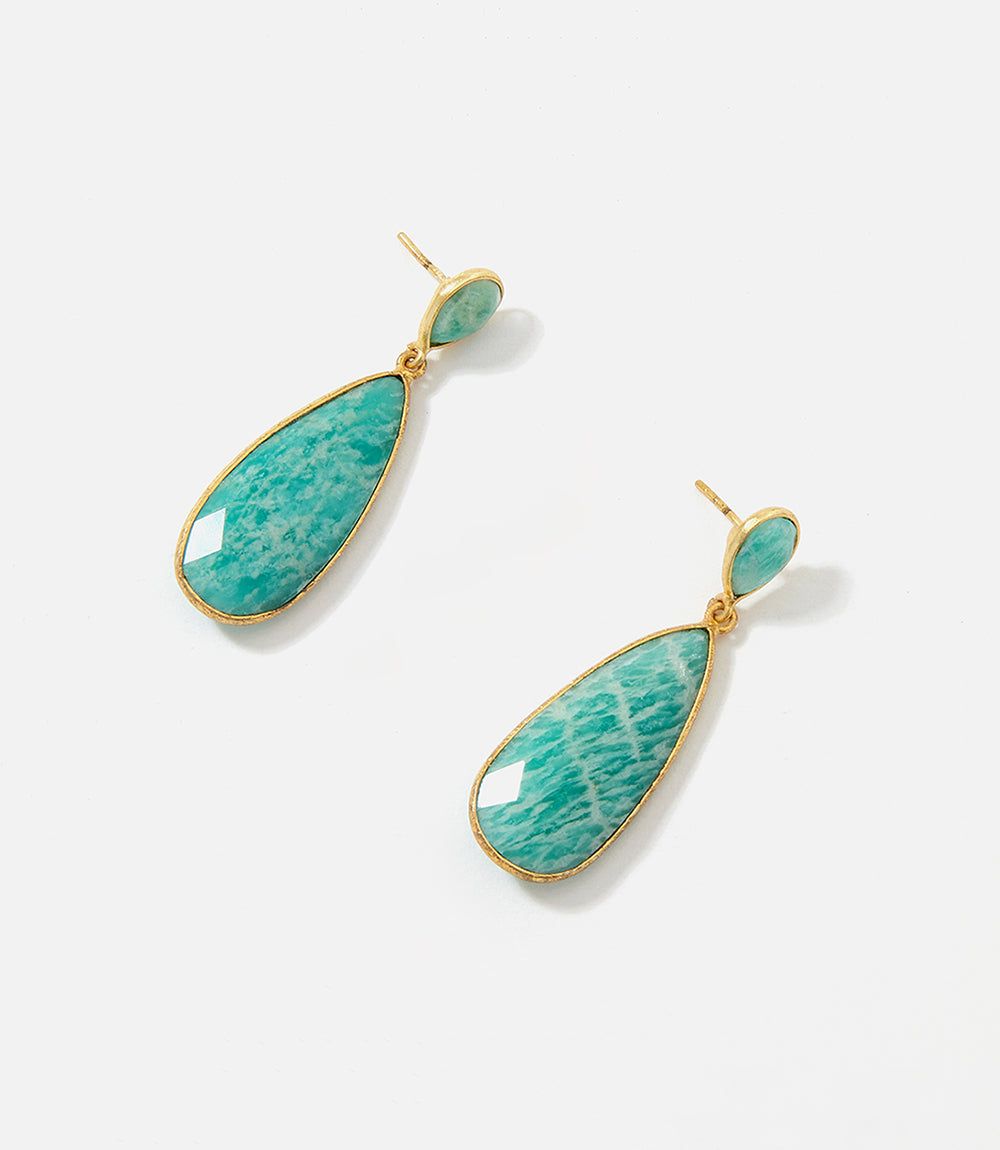 Double Teardrop Earrings