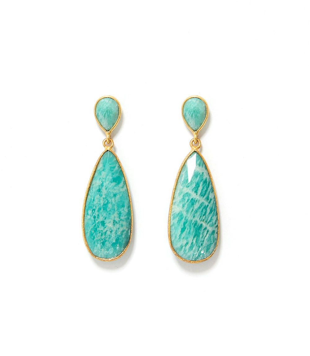 Double Teardrop Earrings
