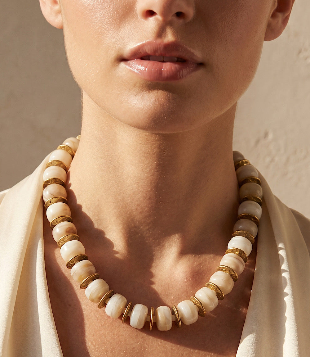 Palm Royale Beaded Necklace