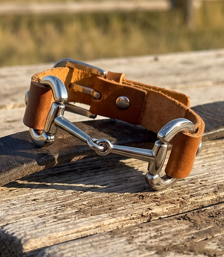 Leather Link Bracelet
