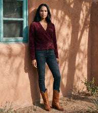 Eyelash Wrap Sweater