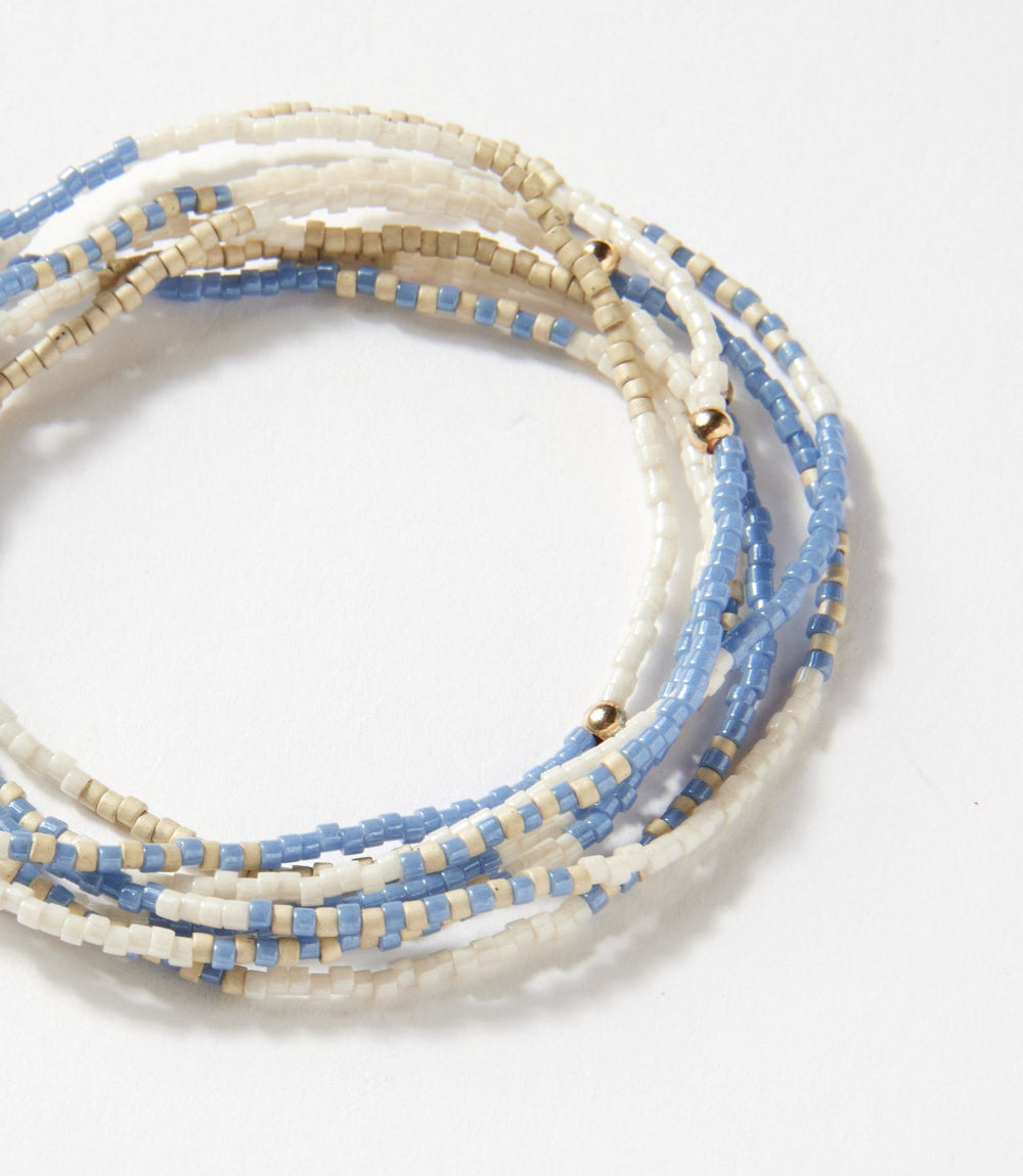 Beaded Bracelets, Stack Of 7