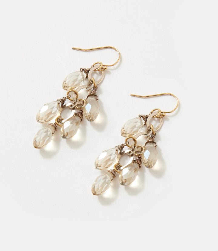 Crystal Cluster Earrings