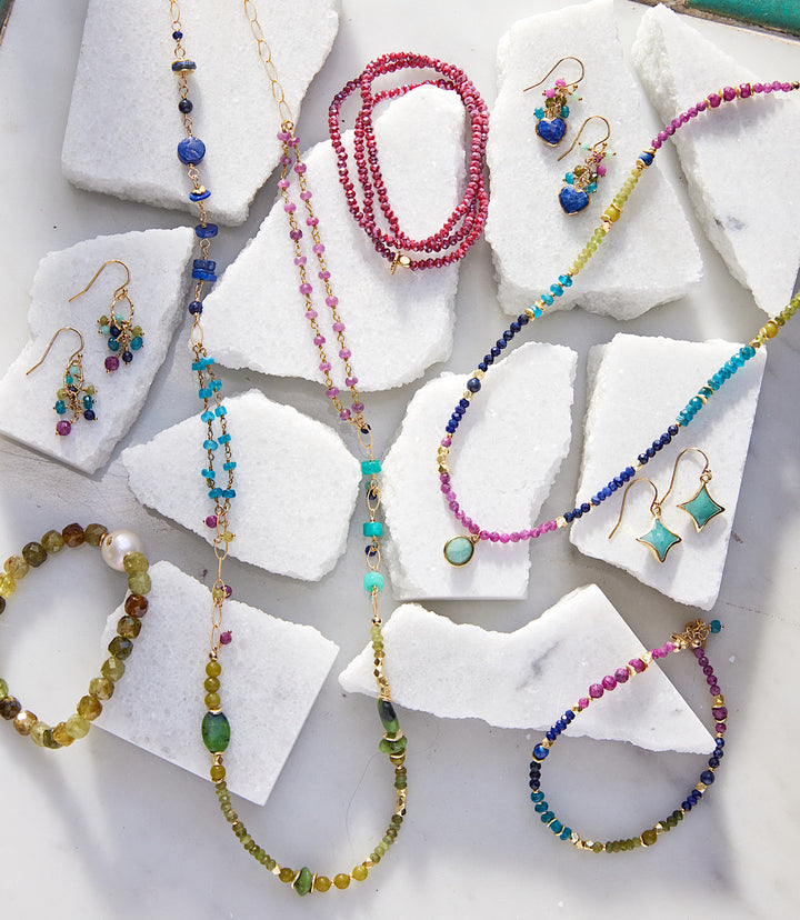 Aurora Multi Gemstone Necklace