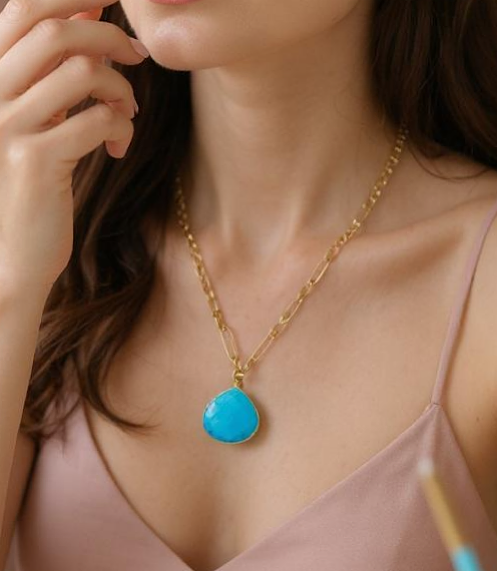 Turquoise Pendant Necklace