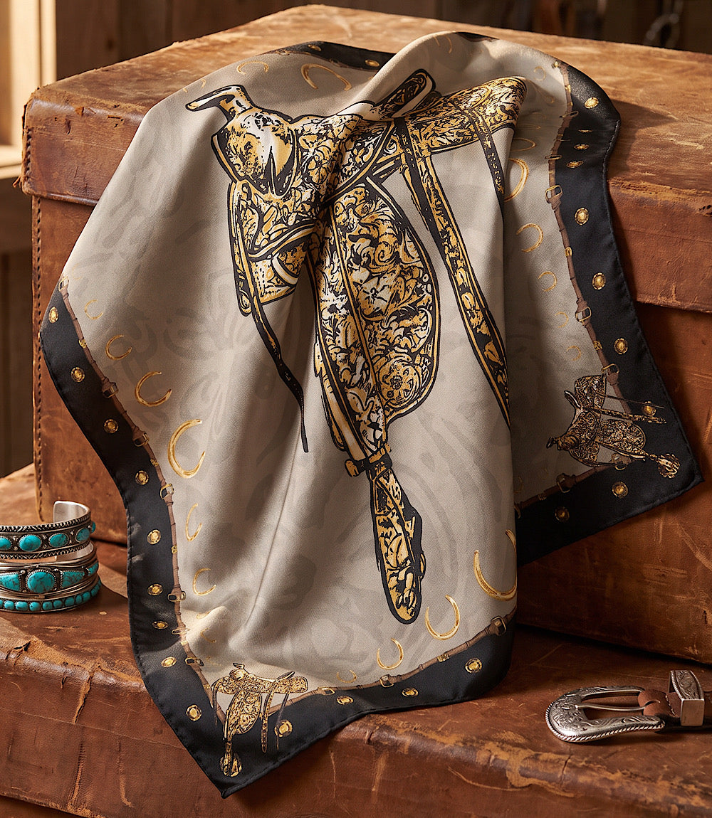 Saddle Up Silk Scarf
