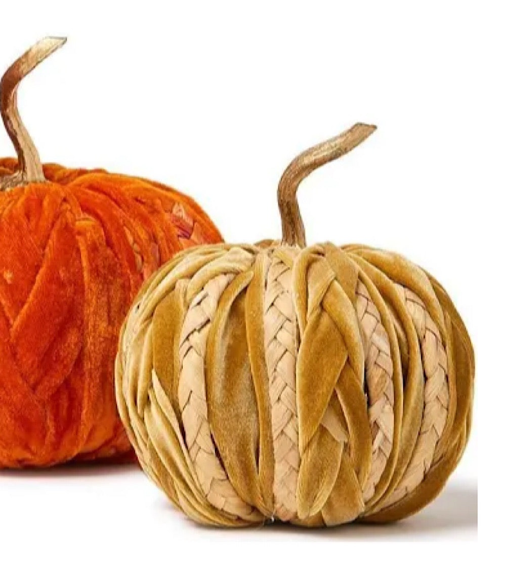 Small Braided Pumpkin
