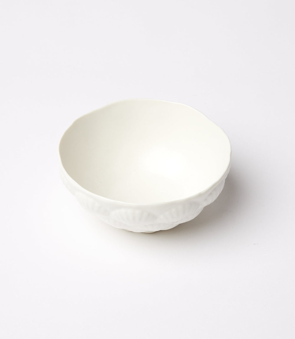 Shell Porcelain Small Bowls, Set Of 3