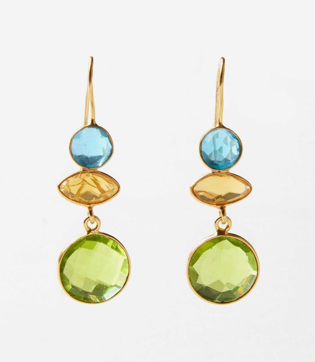 Multicolor Gem Earrings