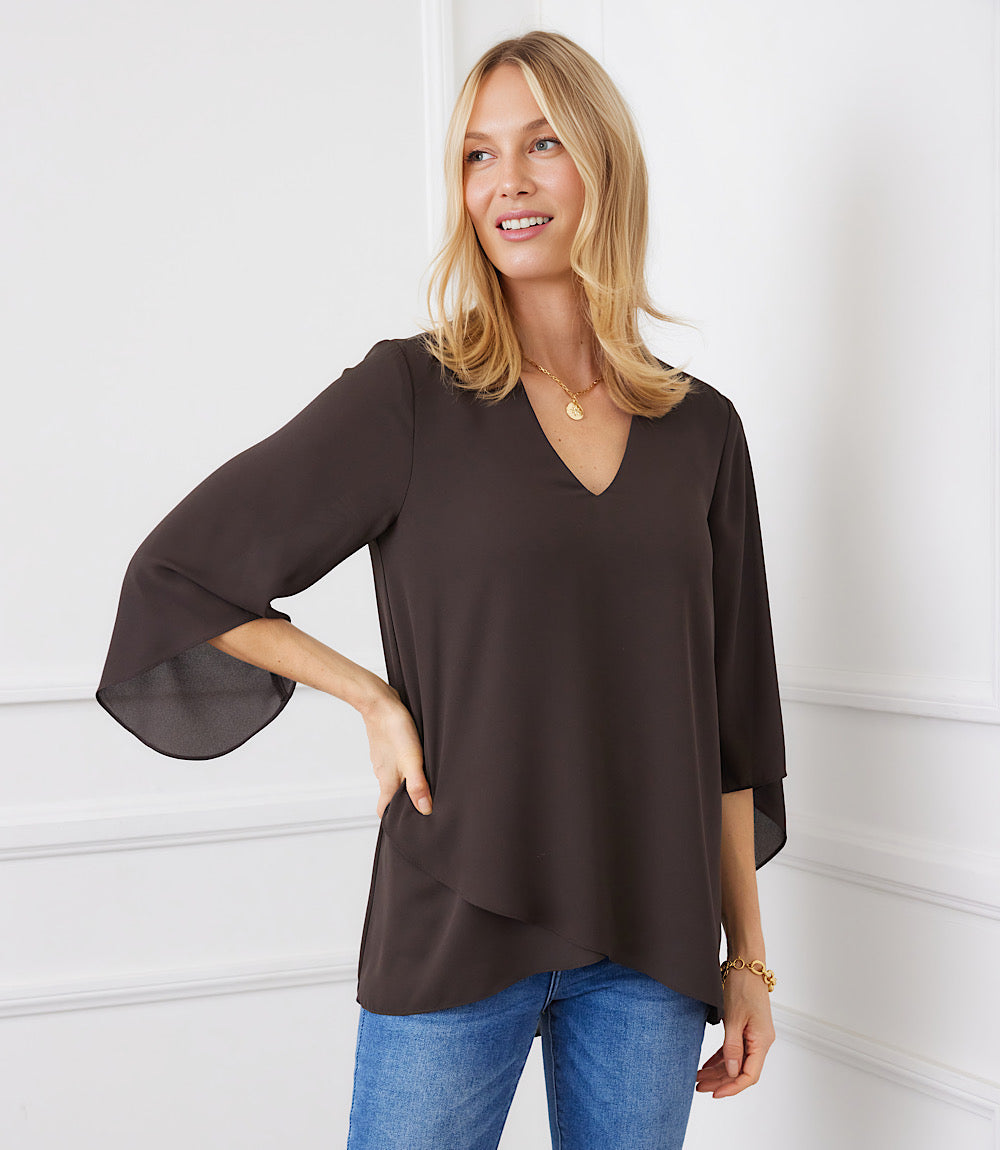 Bracelet Sleeve Asymmetric Top