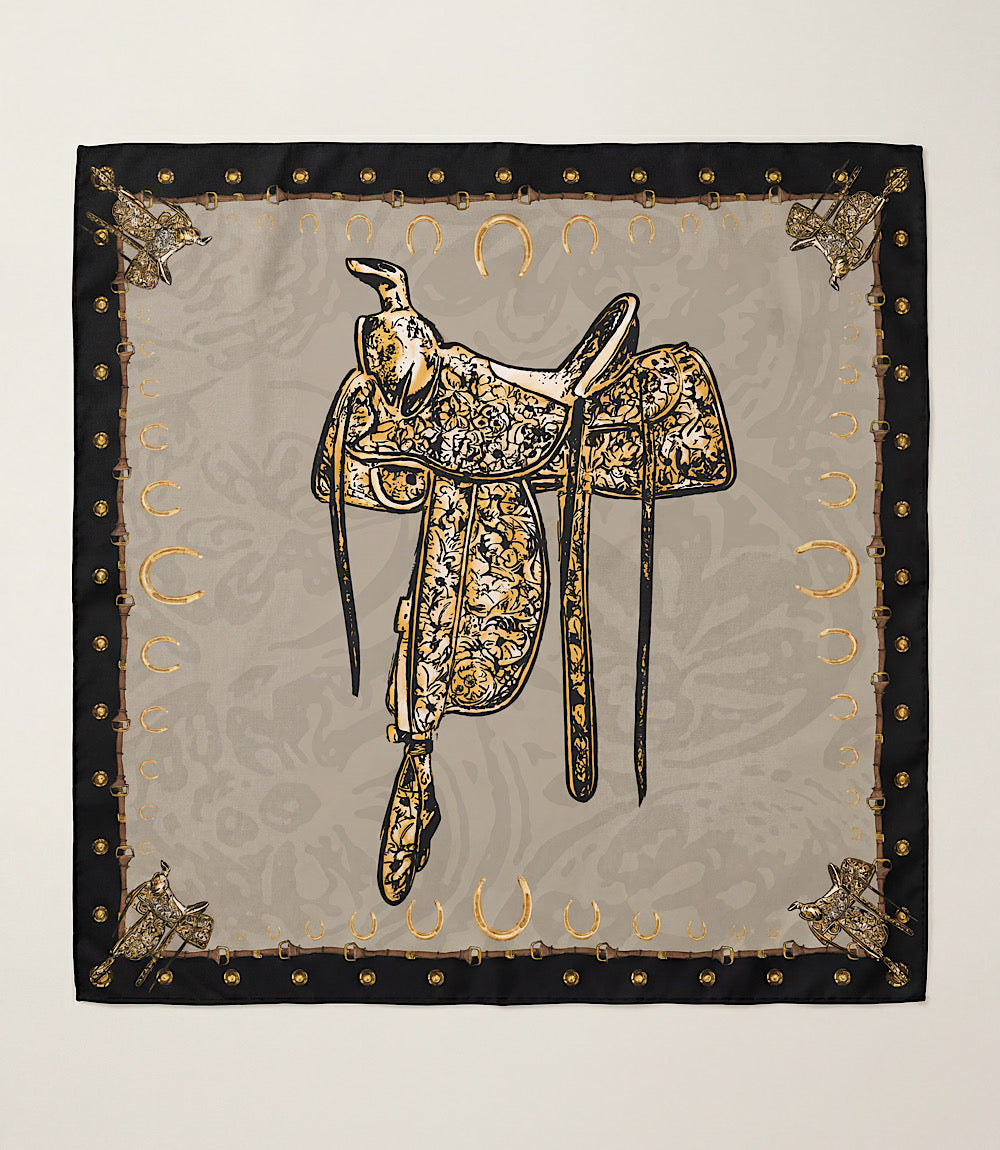 Saddle Up Silk Scarf