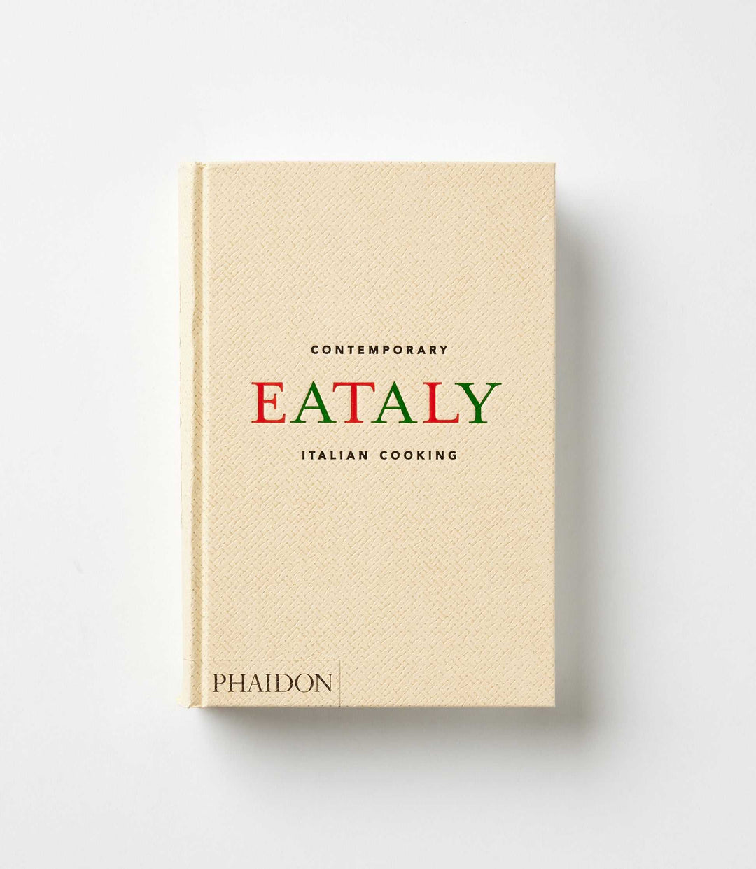 Eataly cookbook hardcover with modern Italian recipes and visual glossary by Oscar Farinetti