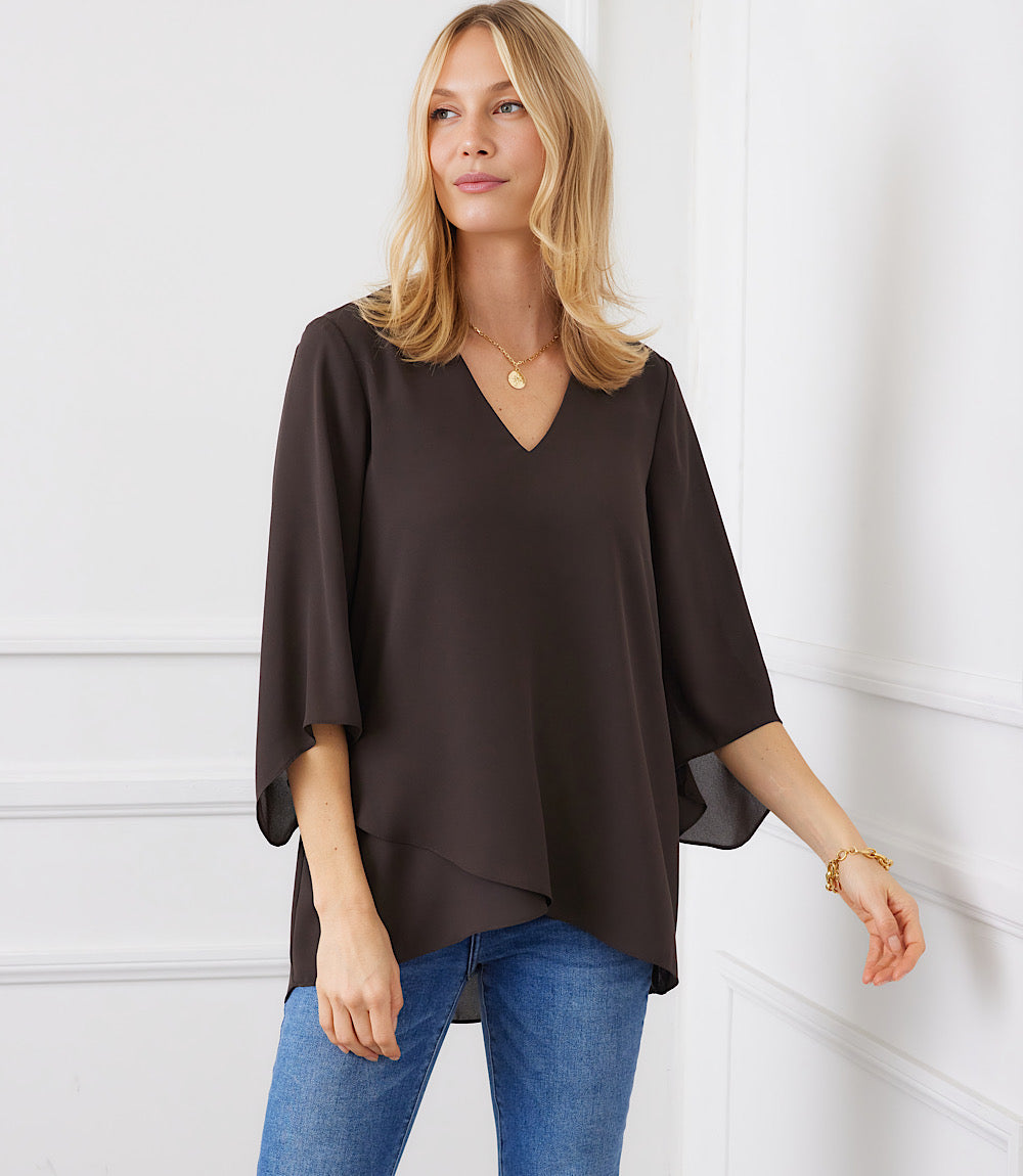 Bracelet Sleeve Asymmetric Top