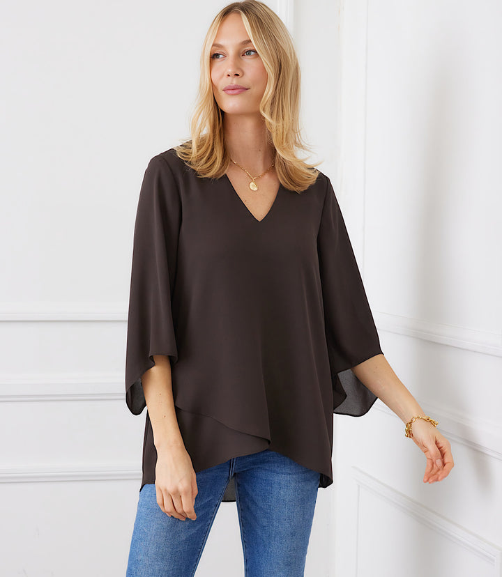 Bracelet Sleeve Asymmetric Top