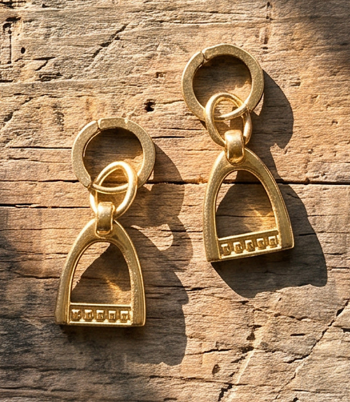 Horsebit Earrings