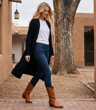 Long Open Front Cardigan Sweater