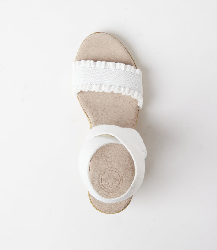 Carolina Scalloped Espadrille Wedge Sandals