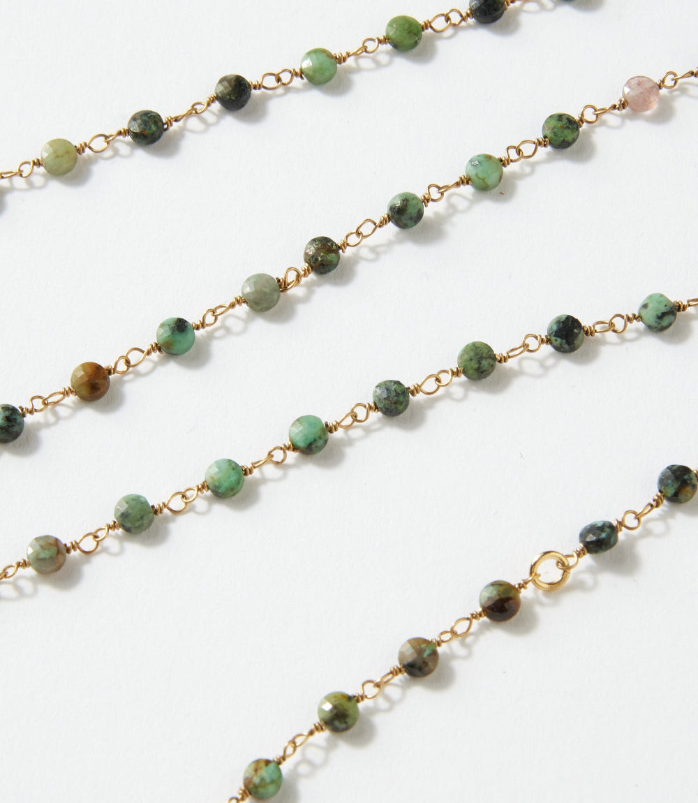 Beaded Turquoise Necklace