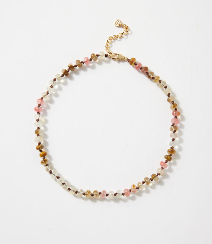 Beaded Gemstone Necklace