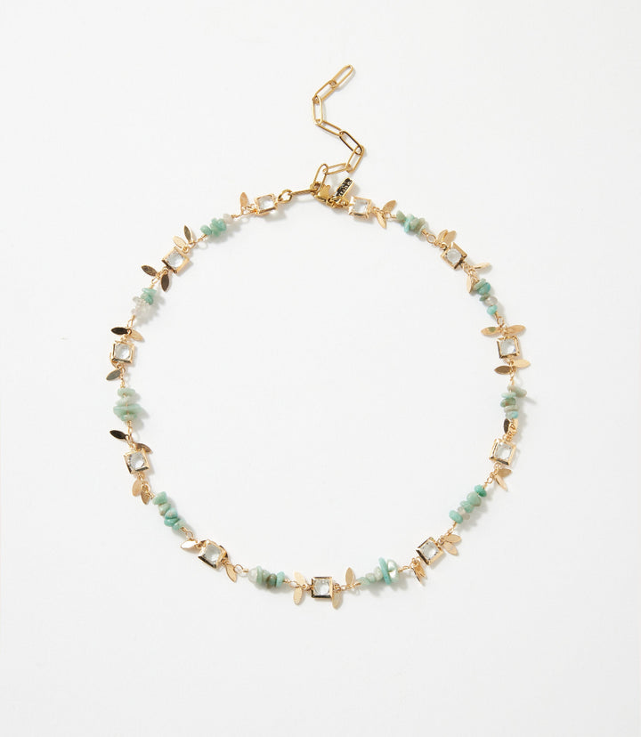 Crystal And Gemstone Necklace