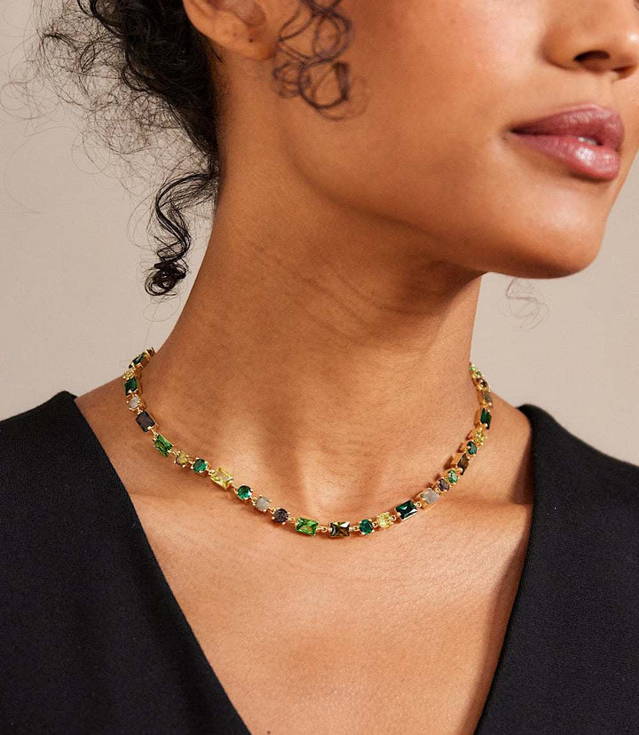 Emerald City Crystal Necklace