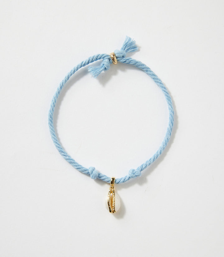 Cowrie Shell Cord Bracelet