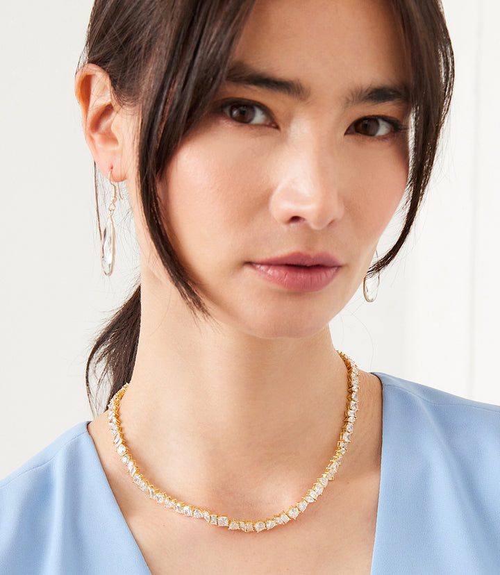 Multi Shaped Tennis Necklace