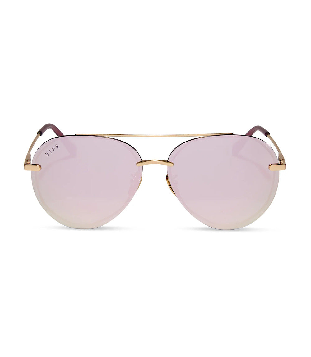 DIFF Lenox Mirror Polarized Aviators
