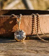 Georgian Collet Rose Cut Necklace