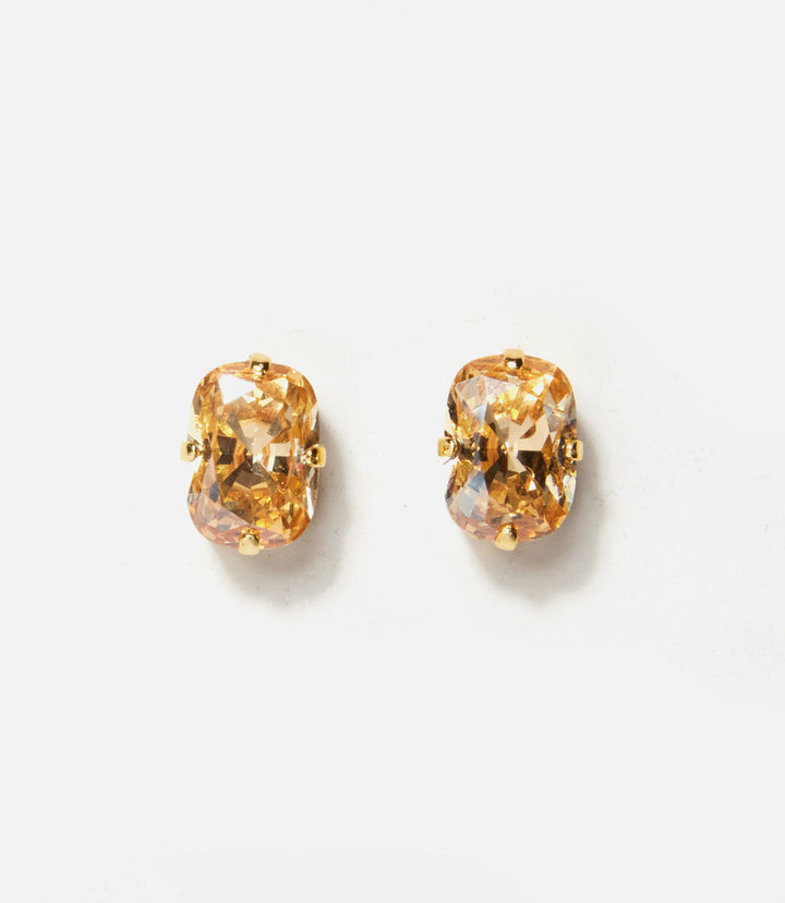 Oval Stud Earrings
