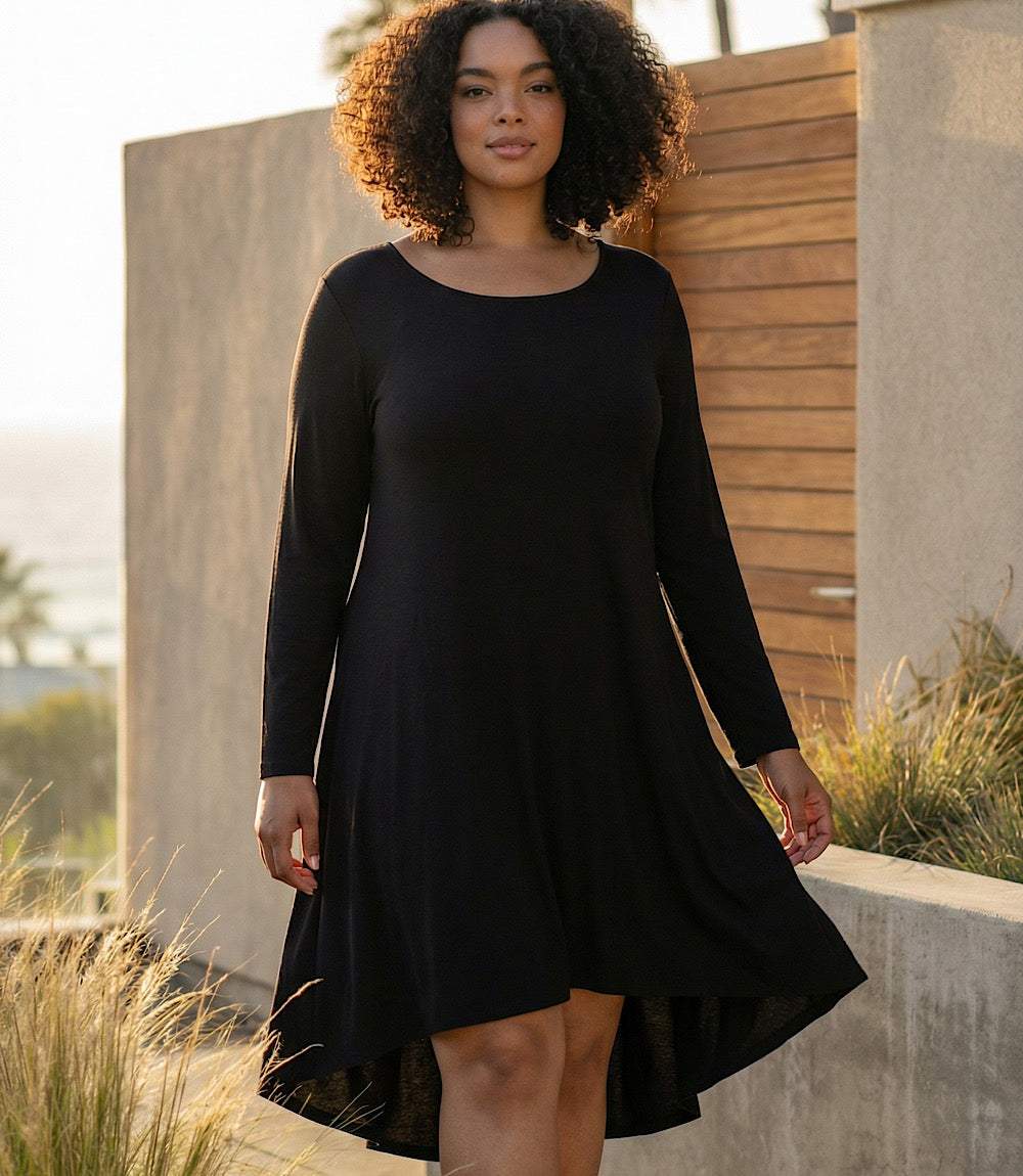 Plus Size Long Sleeve Maggie Dress