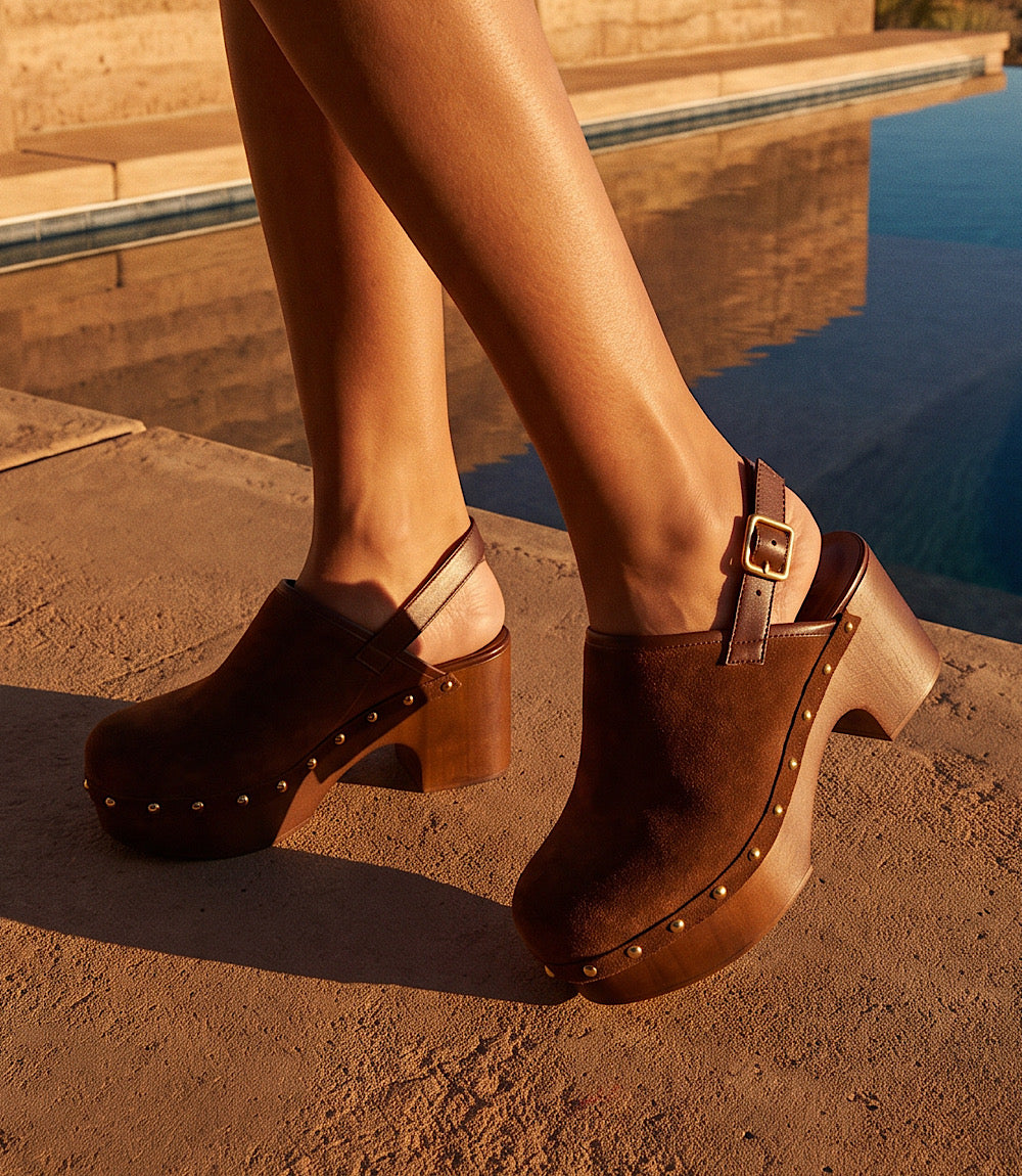 Seychelles High Expectations Stud Sling Back Clogs