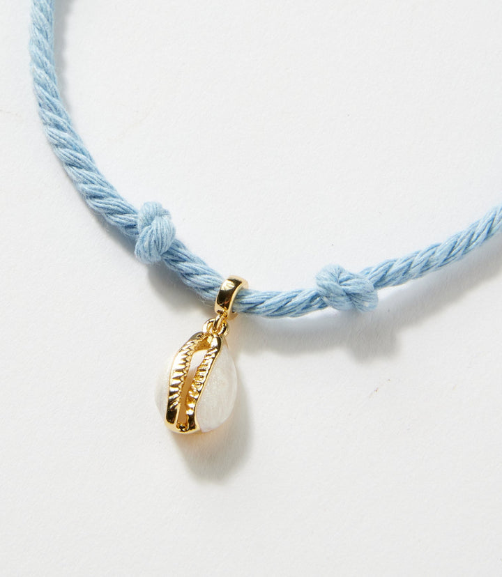 Cowrie Shell Cord Bracelet