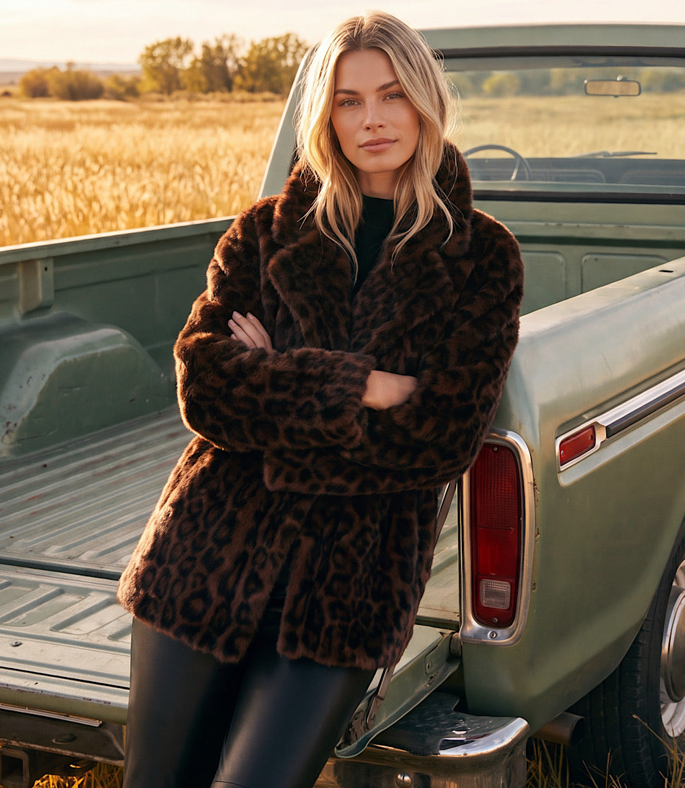 Faux Fur Coat