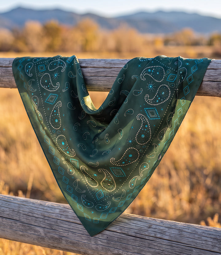 Pretty Paisley Silk Scarf