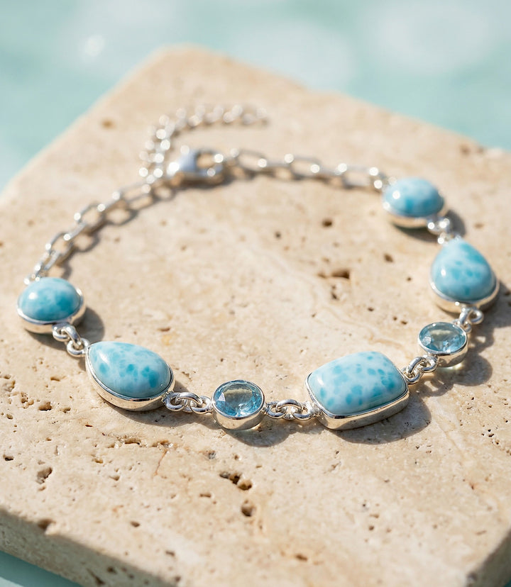 Larimar Station Bracelet