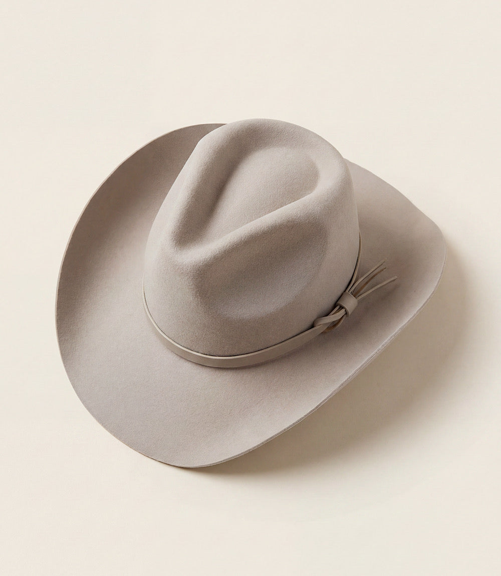 Wool Cowboy Hat With Leather Belt