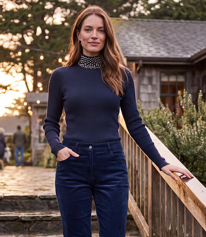 Pearl Turtleneck Sweater