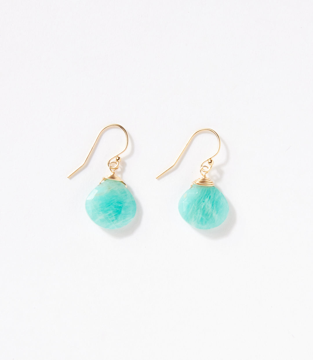 Faceted Amazonite Earrings