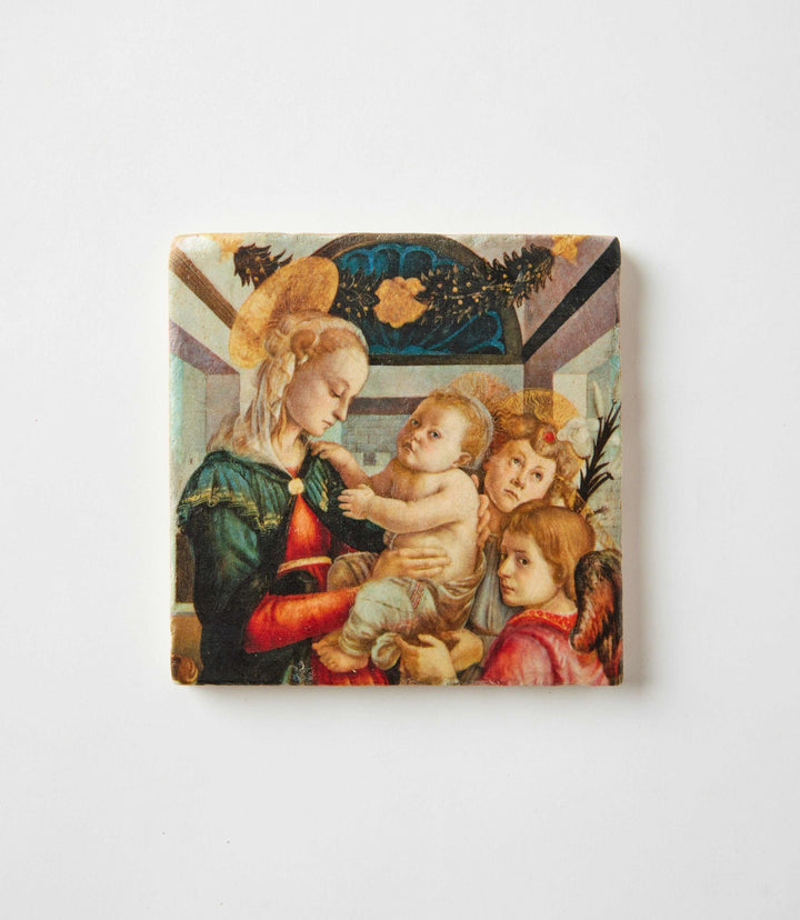 Botticelli Marble Coasters, Set Of 4
