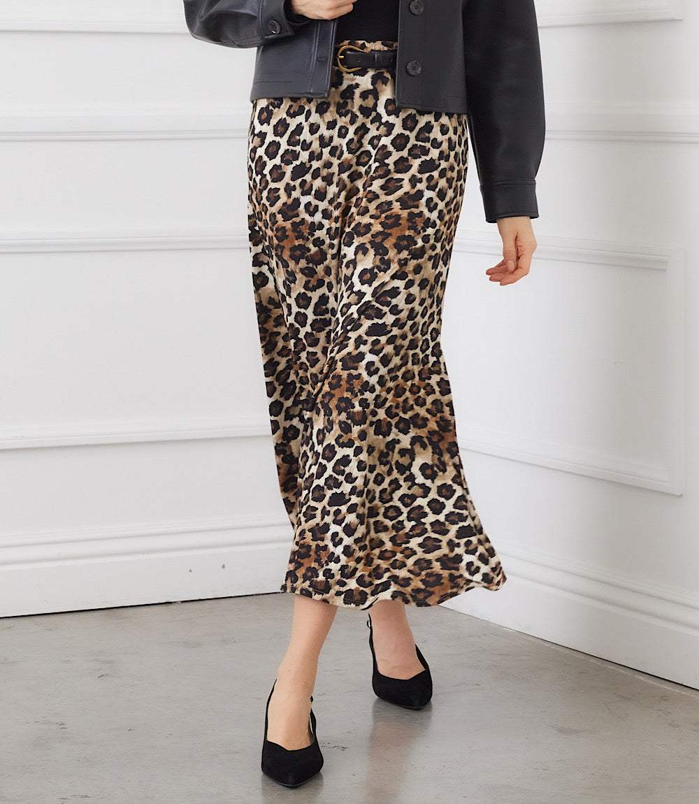 Side-Slit Midi Skirt