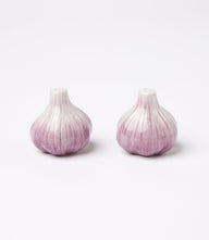 Garlic Salt And Pepper Shaker Set
