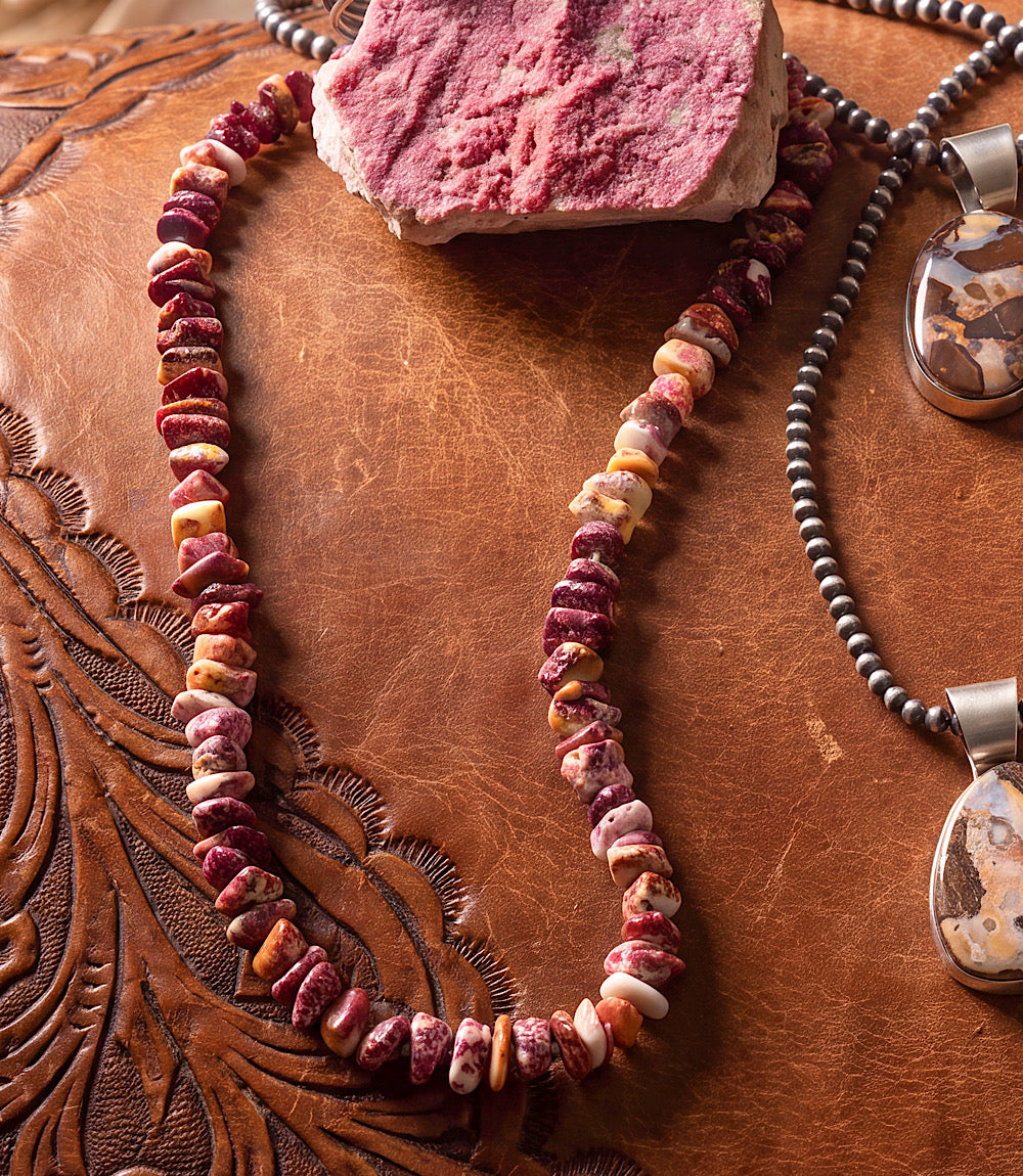 Purple Spiny Oyster Necklace