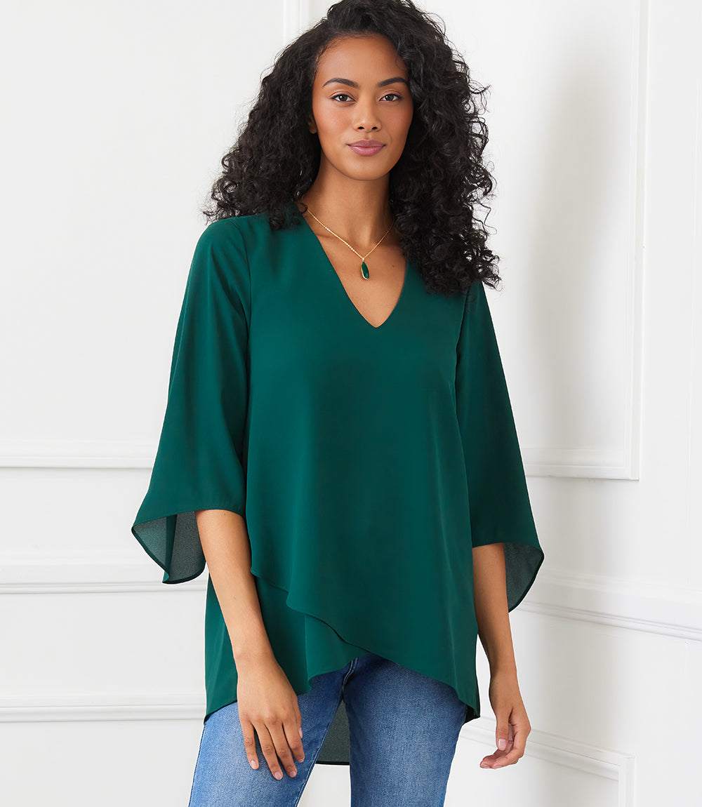 Bracelet Sleeve Asymmetric Top