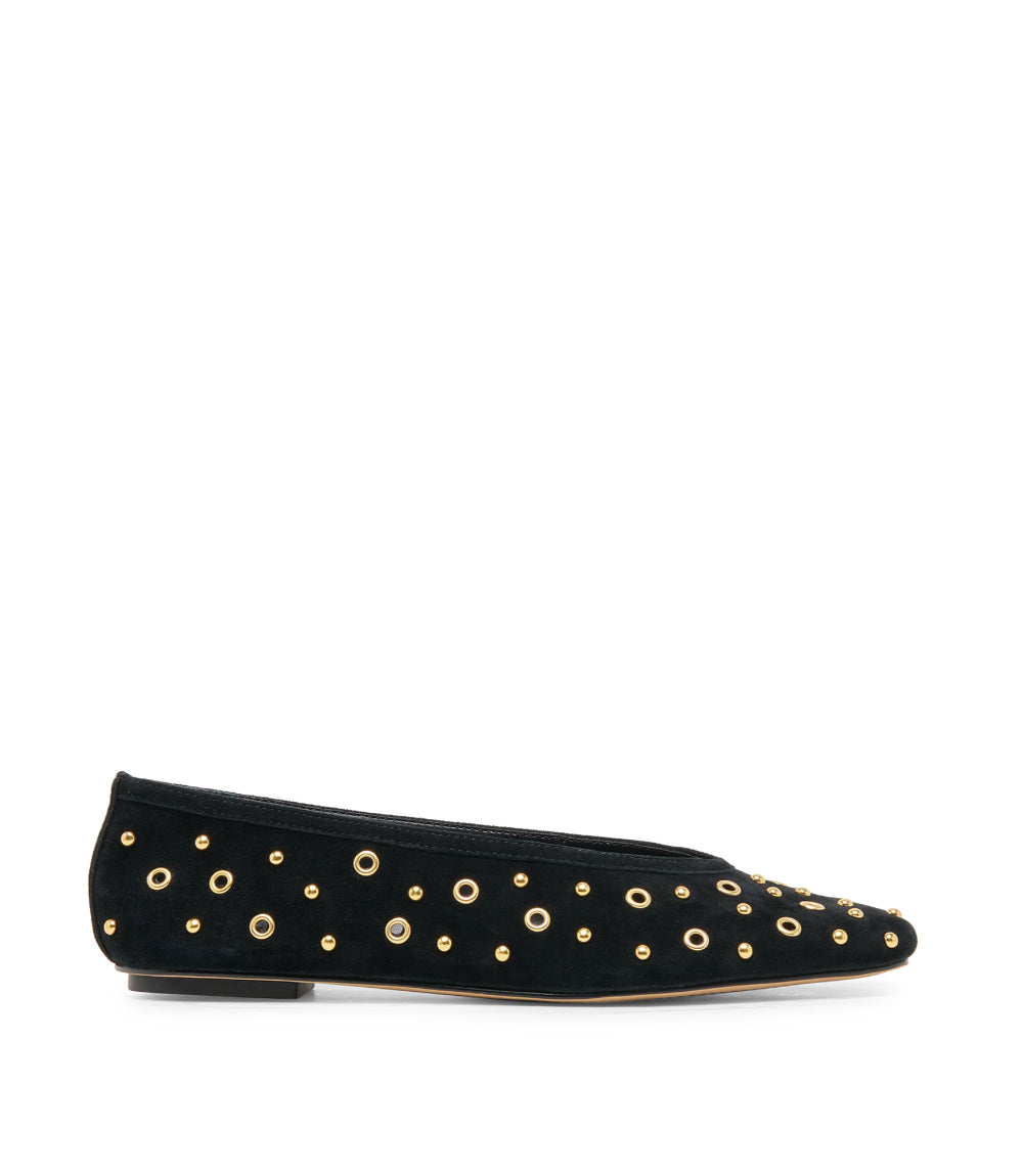 Dolce Vita Caret Stud Embellished Ballet Flats