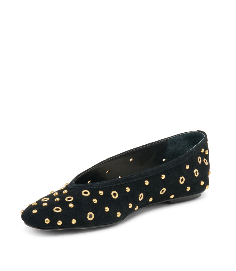 Dolce Vita Caret Stud Embellished Ballet Flats