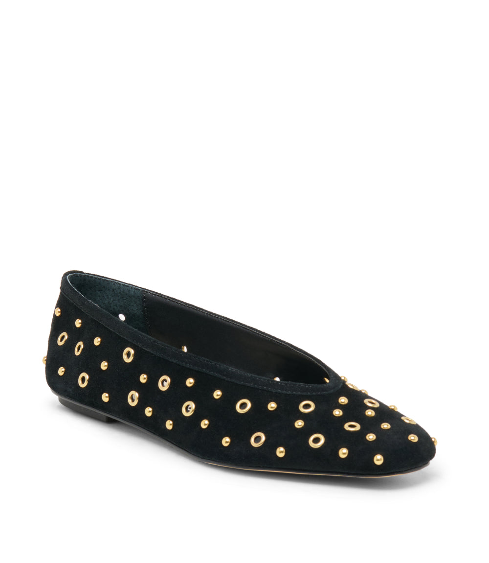 Dolce Vita Caret Stud Embellished Ballet Flats