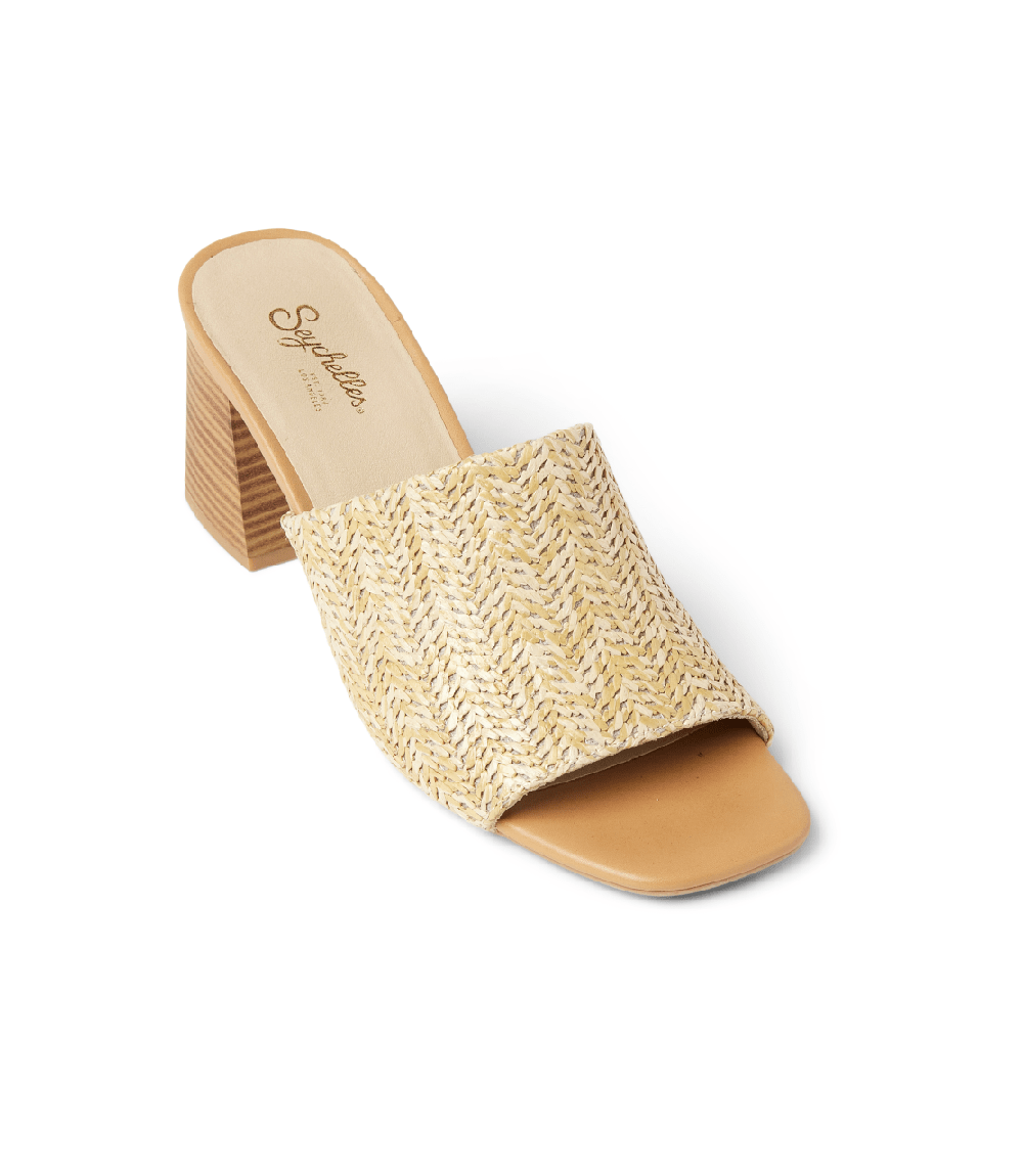 Adapt Raffia Heel Sandals