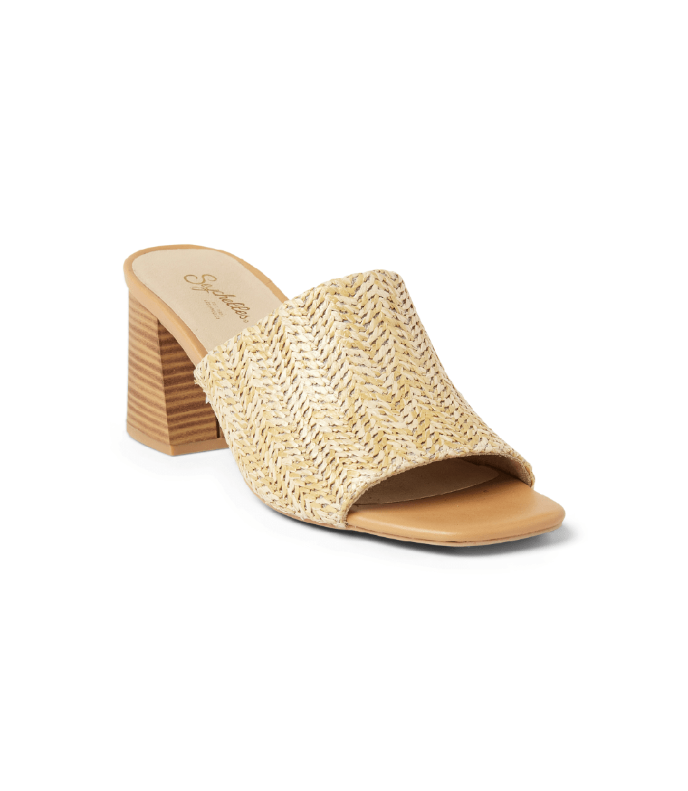 Adapt Raffia Heel Sandals