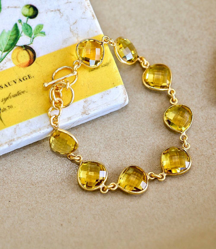 Citrine Quartz Bracelet
